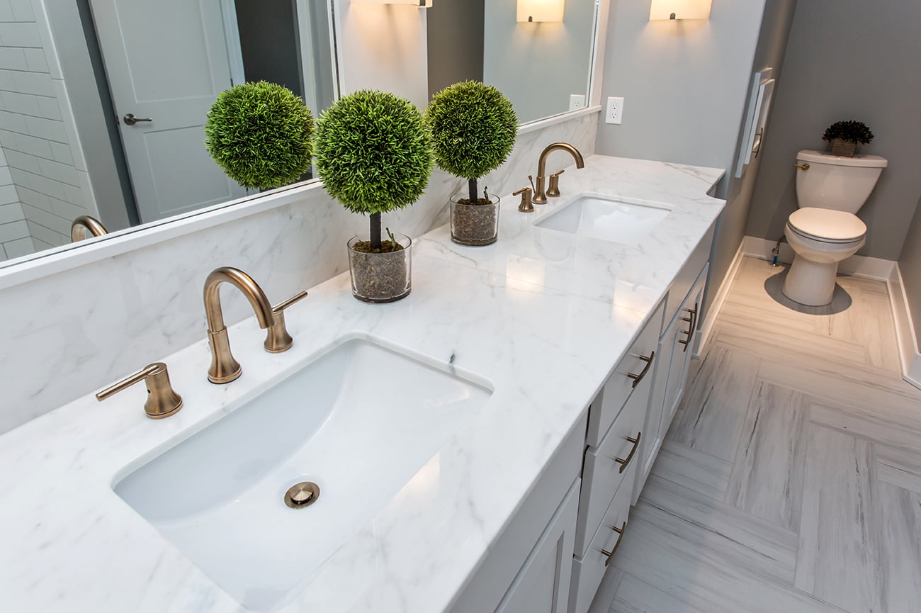 Planning To Install Marble Bathroom Countertops Read This First House Decorin - Marble Countertop Bathroom Sink
