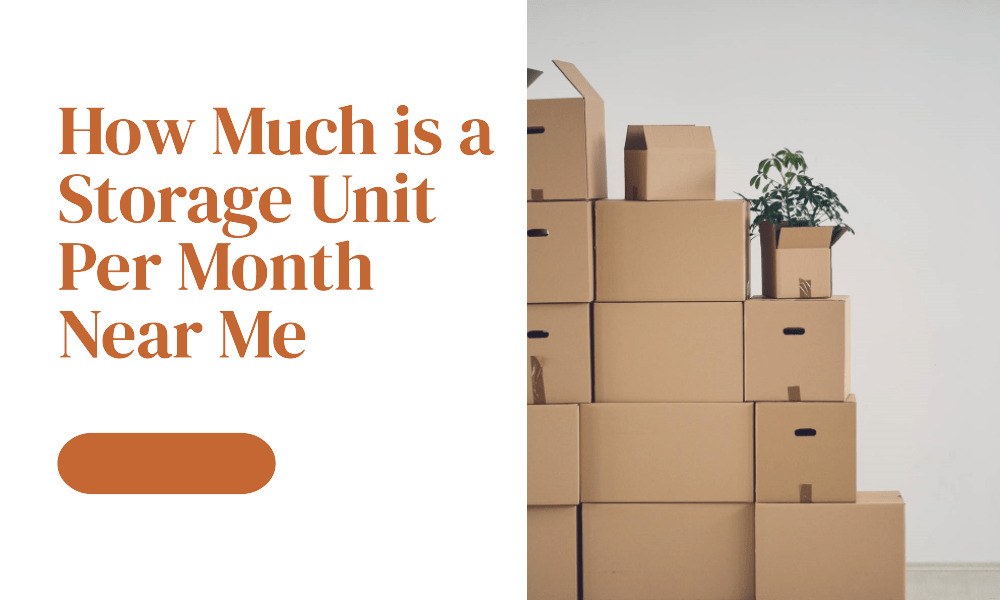 how much is a storage unit per month near me