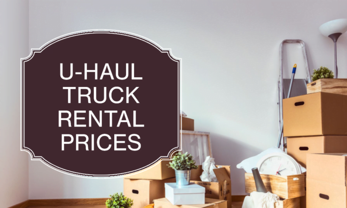 u-haul truck rental prices